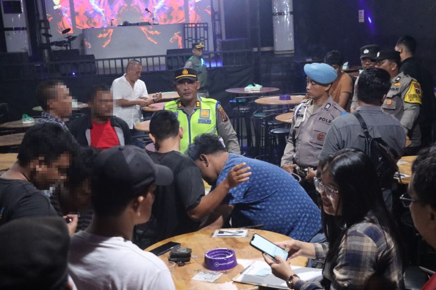 Polres Pematangsiantar Razia di THM, 2 Orang Positif Pengguna Narkoba
