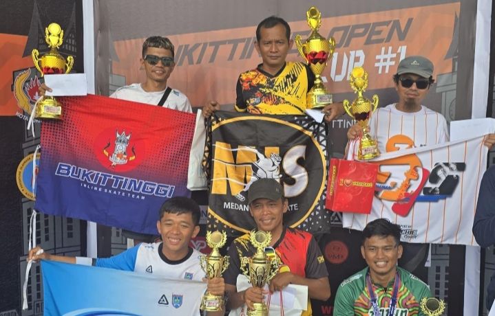 Meski Hanya 8 Atlet, MIS Medan  Raih Predikat Juara Umum I Kejuaraan Sepatu Roda BOC 2025