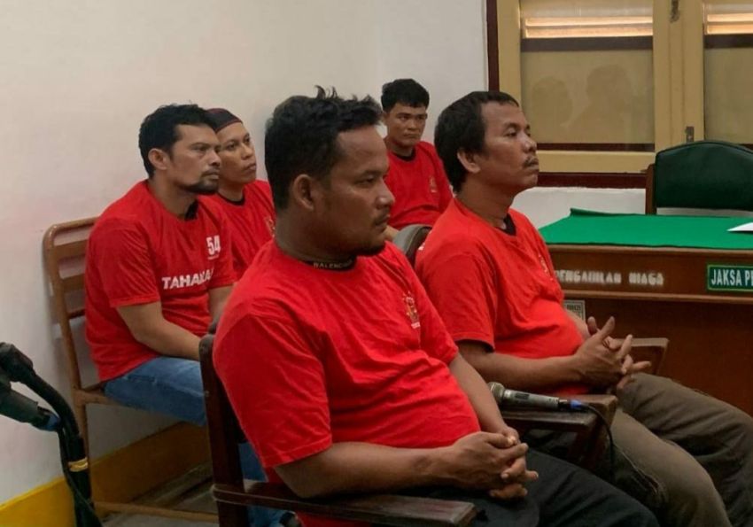 4 Kurir Bawa dan Simpan 40 Kg Sabu Dituntut Mati