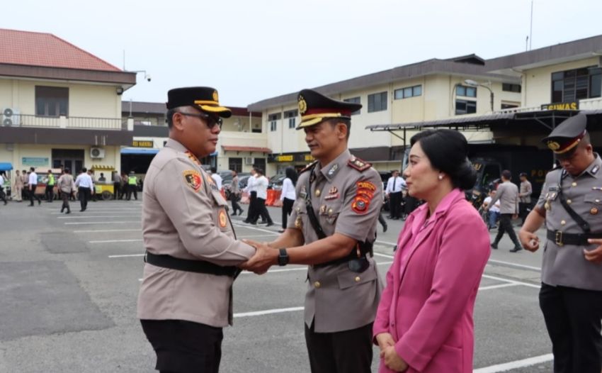 Kapolrestabes Medan Pimpin Pelantikan Wakapolrestabes dan Sertijab 4 Kapolsek : Kolaborasi Kunci Utama
