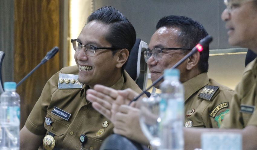 Pimpin Rapat Evaluasi PAD Triwulan 2, Rico Waas: Jangan Lalai, Lihat Potensi yang Bisa Didapat