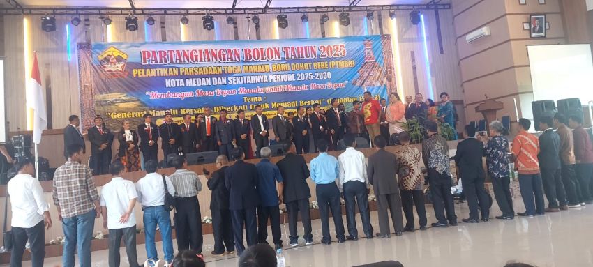 Pengurus PTMBB Kota Medan Periode 2025-2030 Dilantik, Sabam: BPH Harus Garda Terdepan Dalam Pembangunan Tugu Manalu