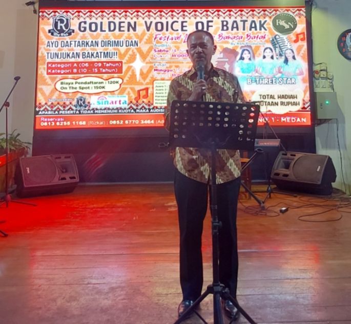 Anggota DPR RI Kombes Pol. (Purn.) Dr. Maruli Siahaan S.H., M.H Apresiasi Golden Voice Of Batak, Wadah Melestarikan Bahasa dan Budaya Batak