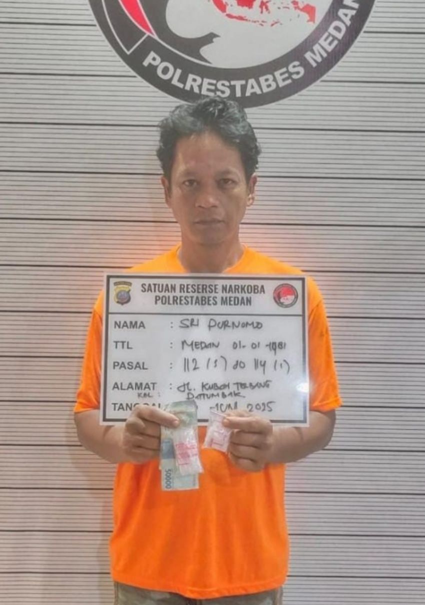 Alamak ! Pengedar Jual Sabu Depan Kandang Ayam Ditangkap Polrestabes Medan
