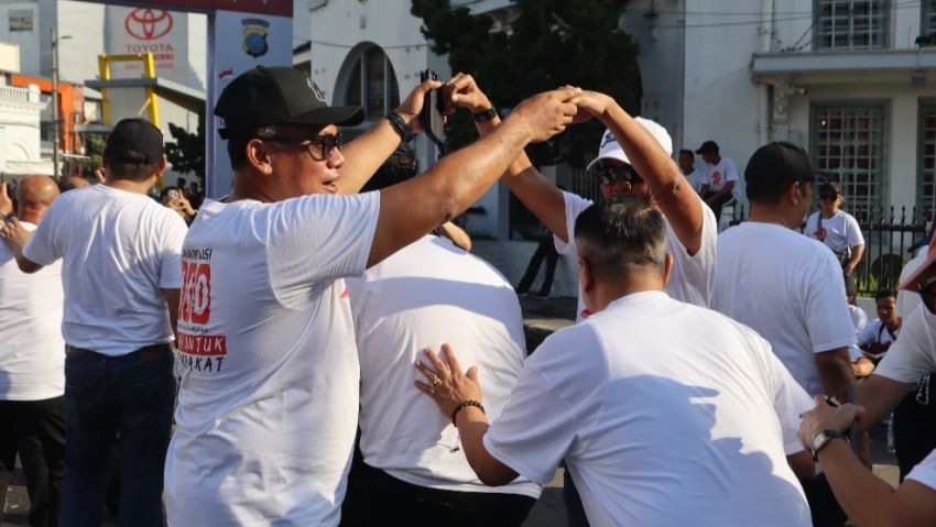 Sambut HUT Bhayangkara ke 79, Kapolrestabes Medan Bersama Kapoldasu Hadiri "Semarak Pelayanan Polri"