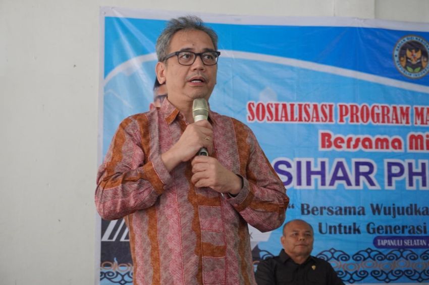 Tim Kerja BGN dan Sihar Sitorus Sampaikan Sosialisasi Program MBG Kepada Warga Padang Lawas