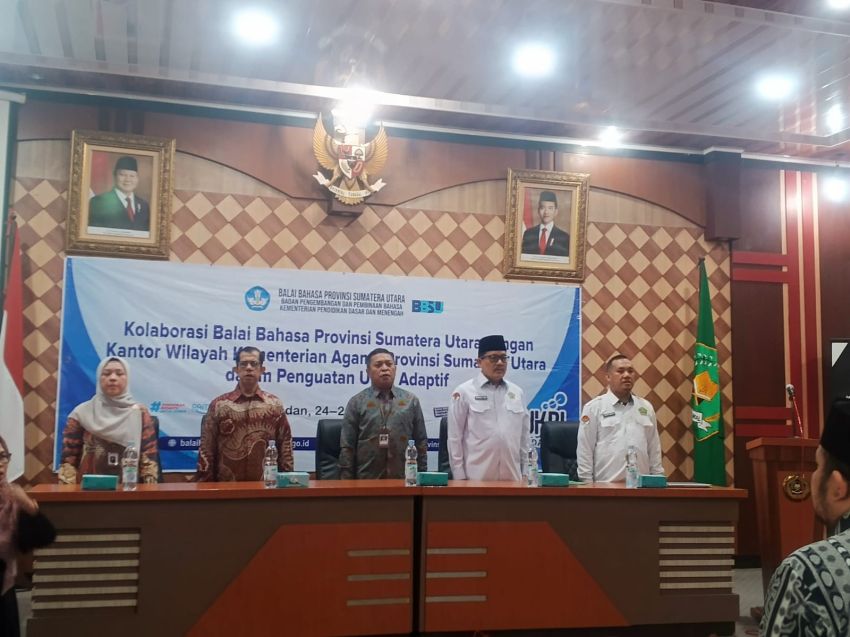 Kolaborasi Kanwil Kemenagsu dan BBPSU Dalam Rangka Uji Kemahiran Berbahasa Indonesia