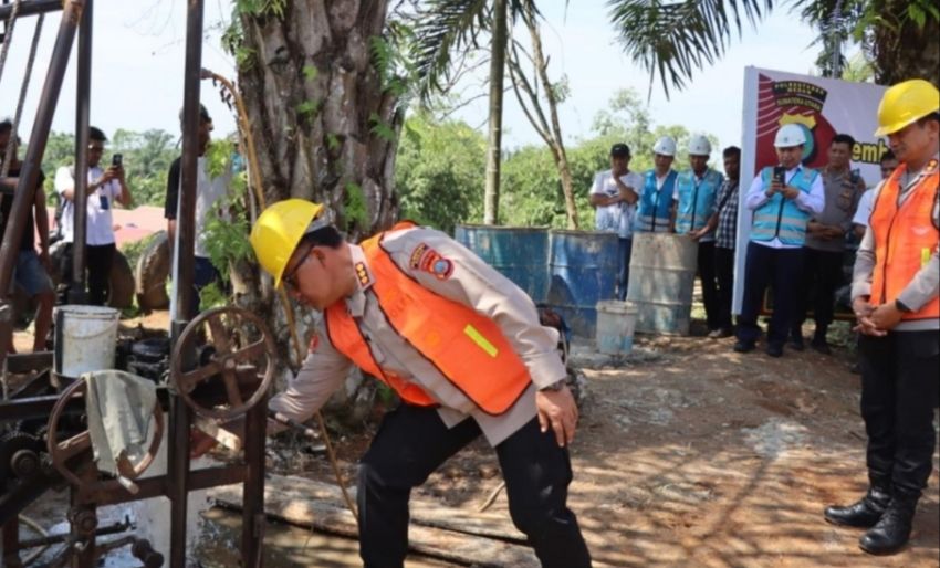HUT Bhayangkara ke-79, Polrestabes Medan Bangun Fasilitas Air Bersih di Gereja Patumbak