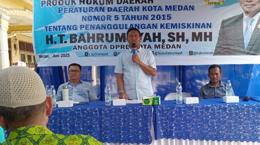 Bahrumsyah Harapkan Angka Kemiskinan di Kota Medan Berkurang