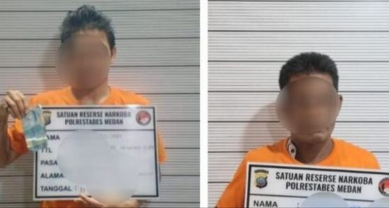 Polrestabes Medan Tangkap Dua Pengedar Sabu di Tembung dan Petisah