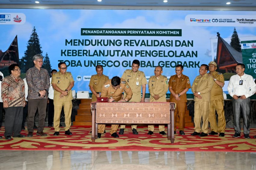 Bobby dan Kepala Daerah se-Kawasan Danau Toba Siapkan Revalidasi Toba Caldera