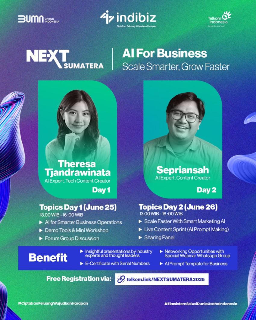 NEXT Sumatera by Indibiz Sumatera : Memperkenalkan Era Baru Pemanfaatan AI untuk UMKA