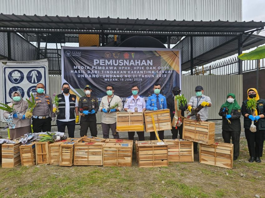 Bea Cukai Medan Gagalkan Selundupan Satwa danTumbuhan Asal Thailand Senilai Rp3,81 Miliar