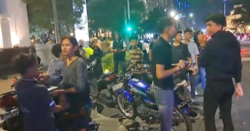 Razia Malam, Sat Lantas Polrestabes Medan Jaring Puluhan Pengendara di Seputaran Lapangan Merdeka