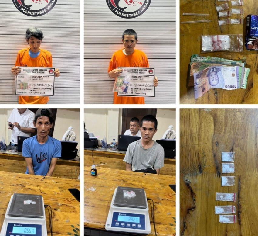 Pengedar Narkoba Pasar III Diringkus, 17 Paket Sabu Ditemukan