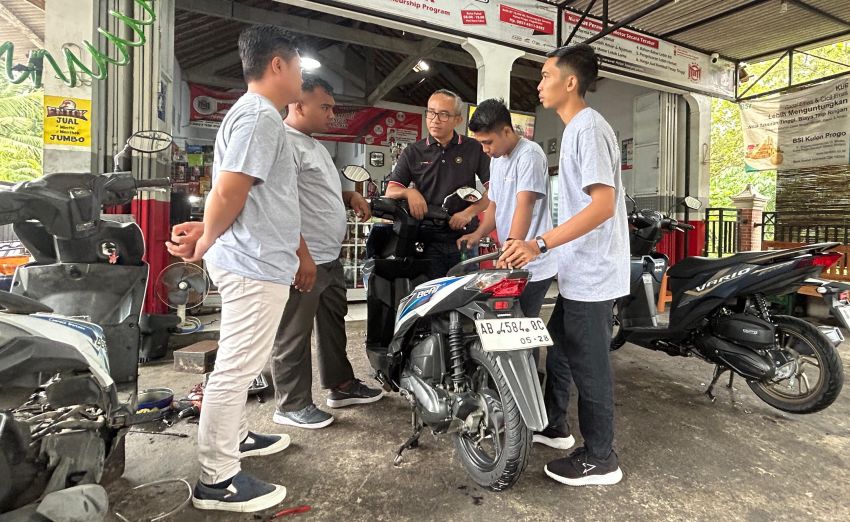 Yayasan AHM Latih Puluhan UMKM Bengkel Sepeda Motor