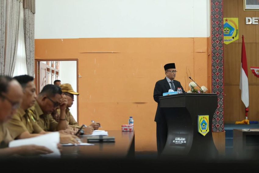 Paripurna DPRD, Wabup Sampaikan Nota Jawaban Bupati Terkait 3 Ranperda