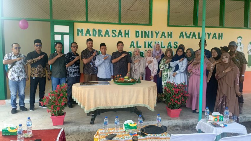 Madrasah Diniyah Awaliyah Afdeling IX Kebun Bah Jambi PTPN IV Regional II Diresmikan