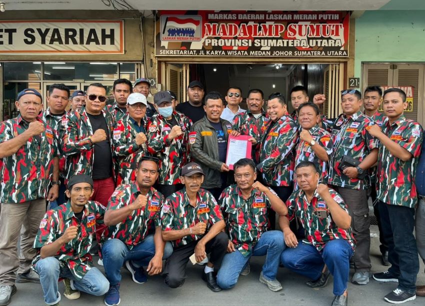 Ketua dan Pengurus LMP Langkat Kunjungi Sekretariat Mada Sumut, Terima SK Definitif