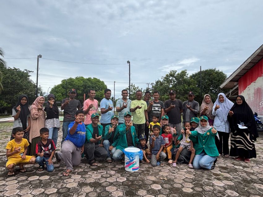 Mahasiswa KKN Universitas Syiah Kuala Reguler XXVII-10 Gelar Sosialisasi Pembuatan Ecoenzim di Gampong Lamkuta Blang Mee