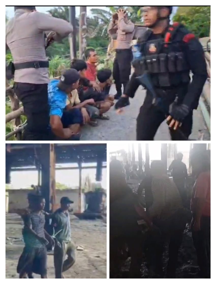 Eks TNI Penadah Barang Jarahan PT.ARB Diciduk Polisi, Pelaku Lain Buron