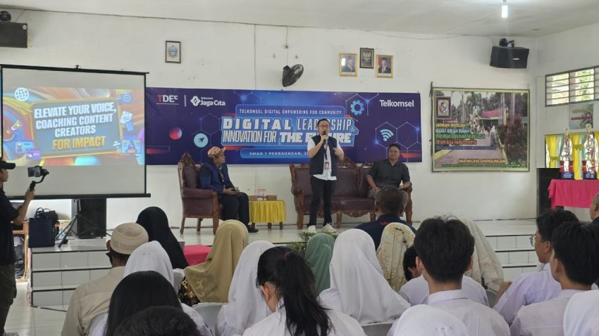 Telkomsel Gelar Program TDEc 2025 di Perbaungan, Perkuat Literasi Digital Pelajar