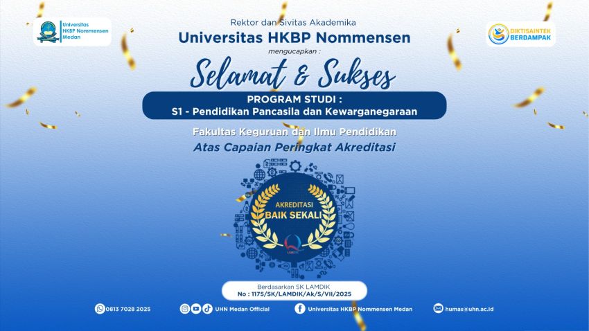 Program Studi PPKn FKIP UHN Medan Dapat Akreditasi Unggul Dari LAMDIK