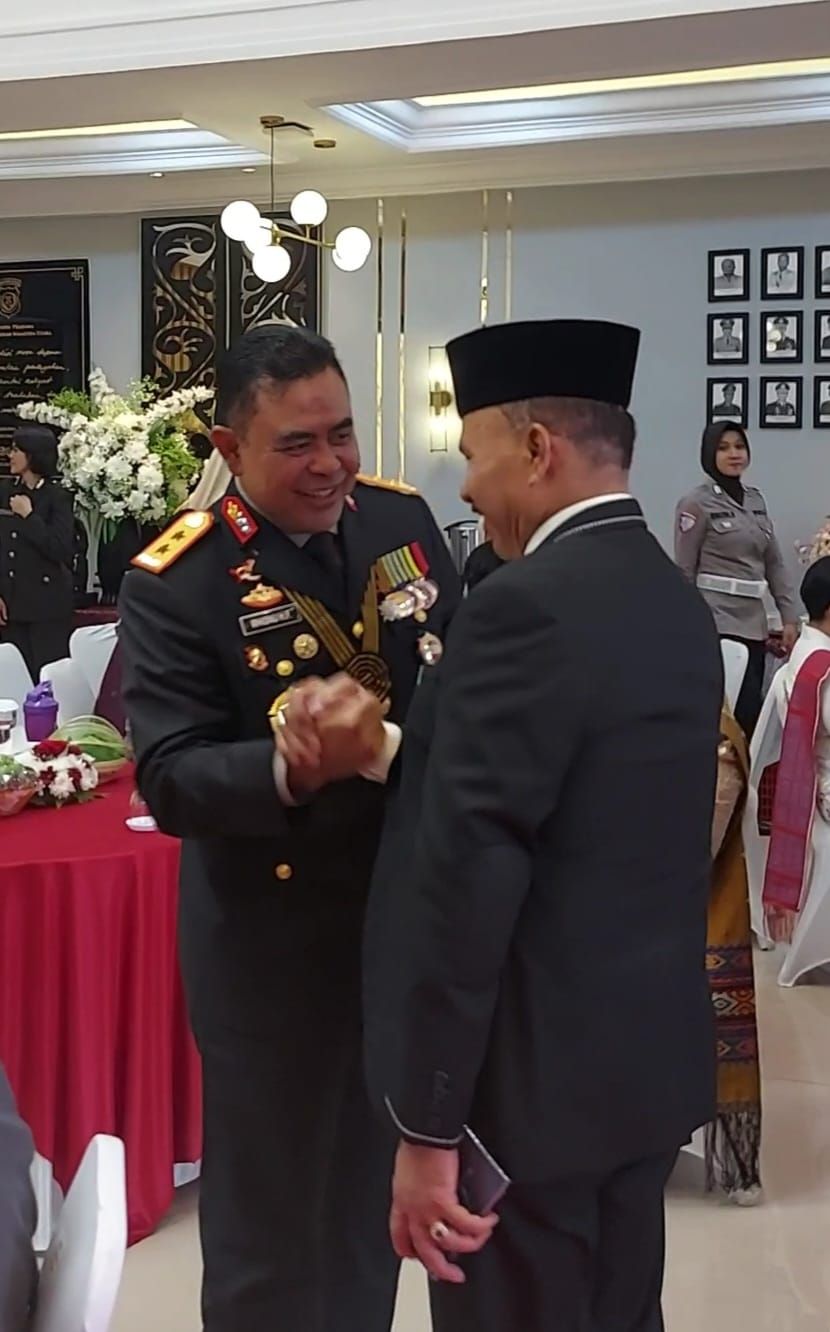 Hadiri HUT Bhayangkara ke 79 di Polda Sumut, Anggota DPR RI Kombes Pol (Pur) Dr Maruli Siahaan SH.MH: Polri Untuk Masyarakat" Cerminan semangat pengab