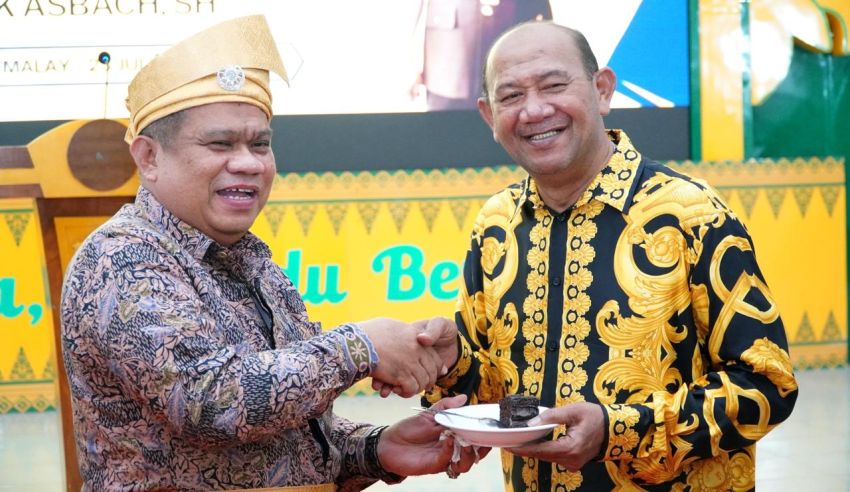 Syah Afandin Sambut Hangat Kajari Baru, Apresiasi Kinerja Kejaksaan Negeri Langkat