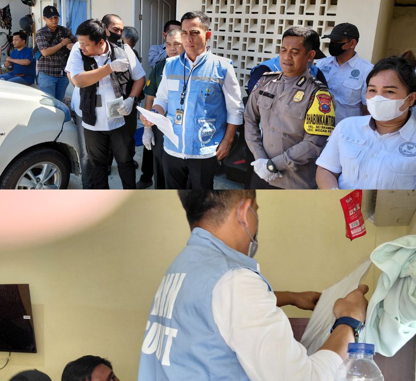 BNNP Sumut Sita 36 Kg Sabu dari Kosan Jalan Dame, Dua Kurir Ikut Diringkus