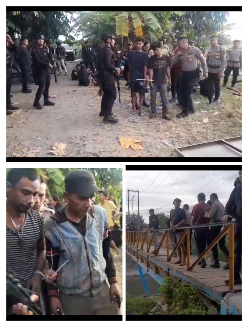 Polda Sumut Tangkap Puluhan Pelaku Penjarahan Massal di Pabrik Kaca PT ARB