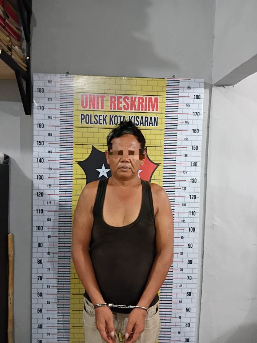 Acam Pakai Cangkul, Pria Asal Rawang Dijebloskan Ke Polsek Kota Kisaran