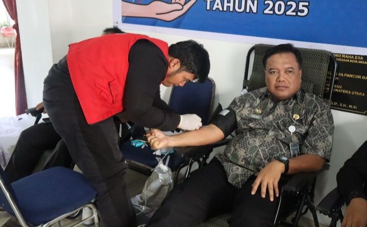 Semarakkan HUT RI ke-80, Lapas Pancur Batu Gelar Aksi Donor Darah