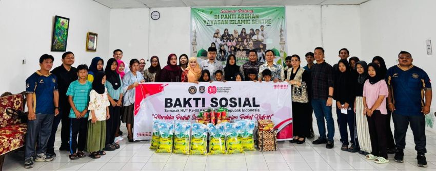 Hari Ulang Tahun Kemerdekaan RI Ke- 80, Imigrasi Pematangsiantar Gelar Bakti Sosial di Panti Asuhan Yayasan Islamic Center