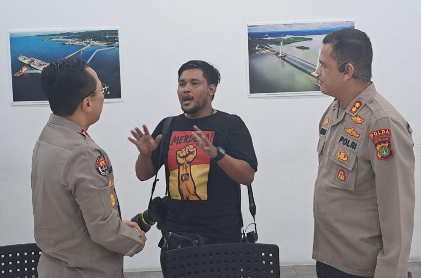Pewarta Foto Indonesia Jakarta Kecam Kekerasan terhadap Jurnalis Foto Antara