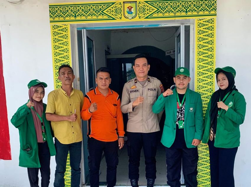 Polri Dukung Mahasiswa KKN UNIVA Hadirkan Inovasi di Tebing Tinggi Sergai