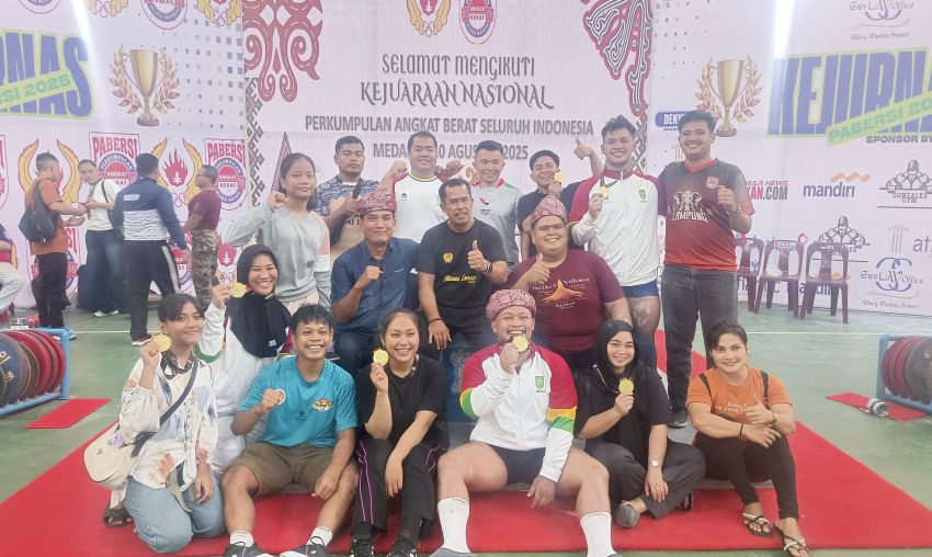 Riau Raih Juara Umum Sabet 14 Emas di Kejurnas Sumut 2025
