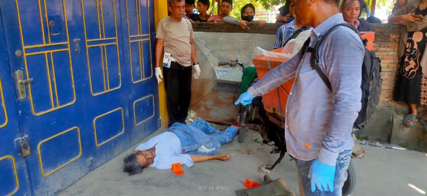 Ismail Pedagang Ikan Warga Desa Bulan Bulan Sitemuoan Meninggal di Emperan Toko Indrapura