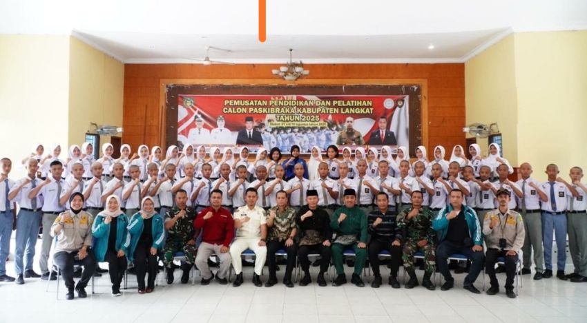 Diklat Paskibraka Langkat 2025 dibuka: 58 Pelajar Terpilih Siap Kibarkan Sang Merah Putih