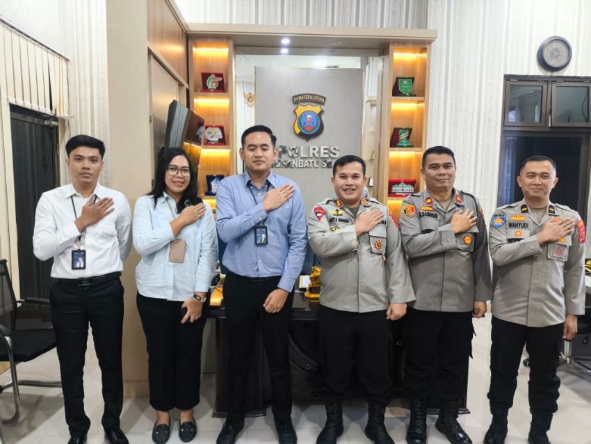 Pinca BRI BO Kotapinang Tinjau Lokasi Pengajuan Dana CSR Pembangunan Klinik Polres Labusel