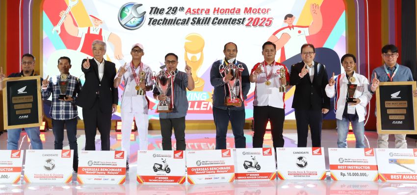 Konsisten Cetak Insan Layanan Unggul, AHM Gelar Technical Skill Contest 2025