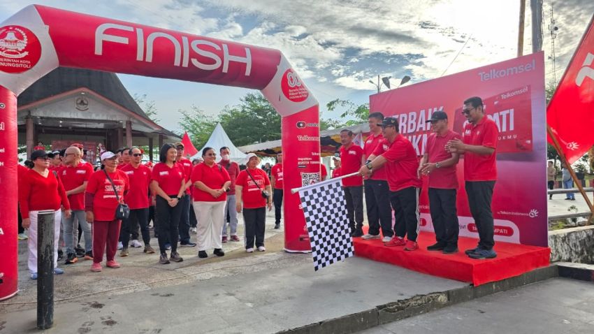 Telkomsel Meriahkan Gebyar Merdeka HUT RI ke- 80 di Gunungsitoli
