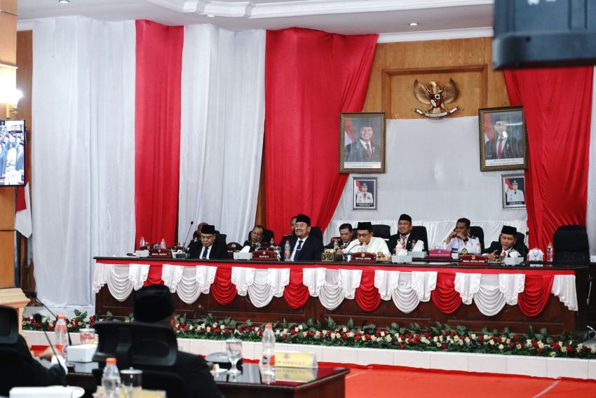 Bupati Batu Bara Hadiri Rapat Paripurna Istimewa Mendengarkan Pidato Kenegaraan Presiden RI