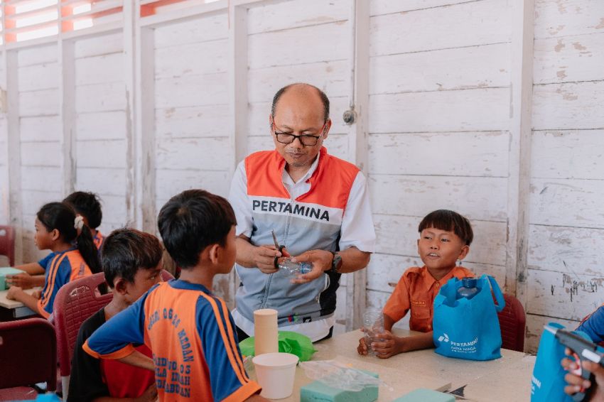 Dorong Kepedulian Lingkungan, Pertamina Patra Niaga Edukasi Siswa Kelola Sampah di Medan