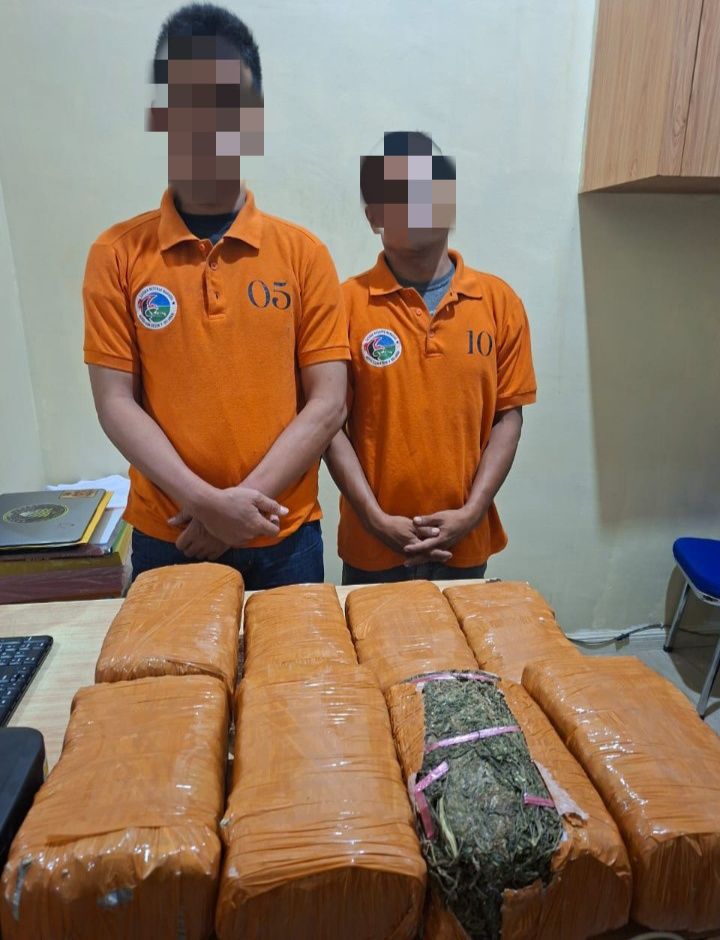 2 Bandar Ganja Diringkus Beserta Barbut 13 Kg