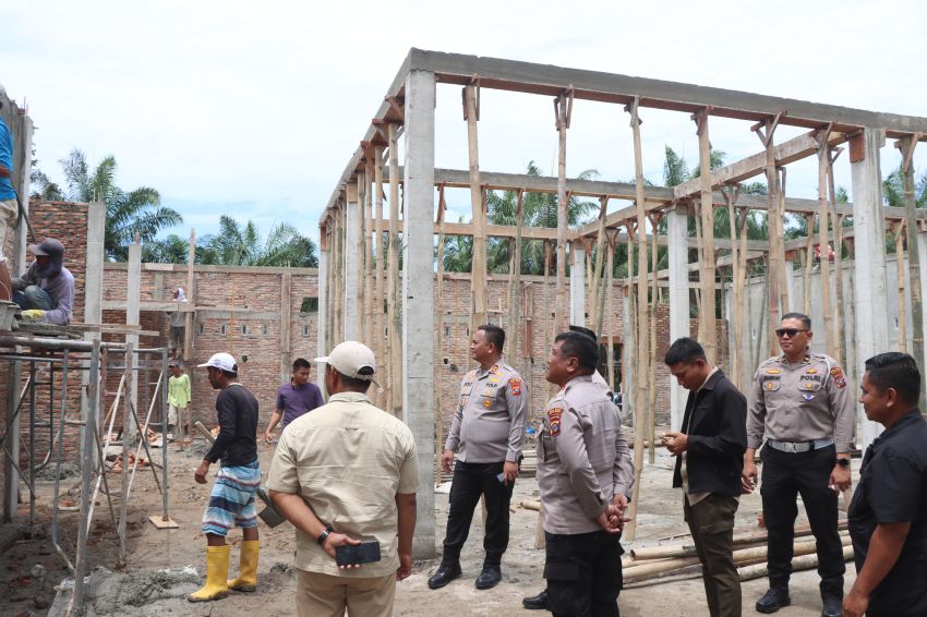 Kapolres Batu Bara Tinjau Kesiapan Pembangunan Gedung SPPG di Mapolsek Labuhan Ruku