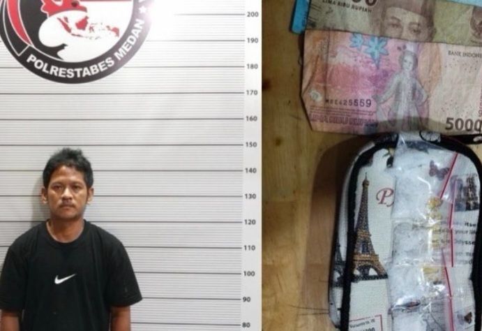 Polrestabes Medan Tangkap Anak Gang Lampu I Edarkan Sabu
