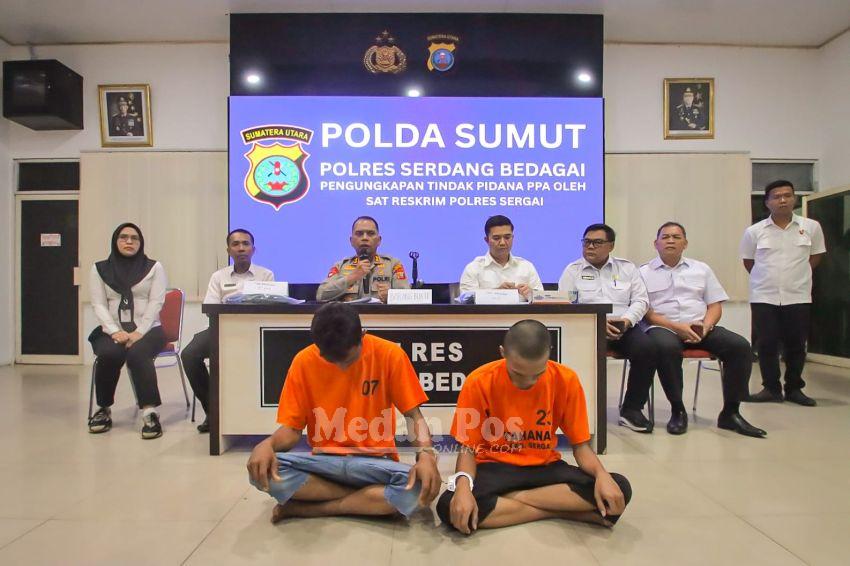 Polres Sergai Ungkap 2 Kasus Cabul, Pelaku Ditangkap-Sepupu dan Ayah Kandung Korban