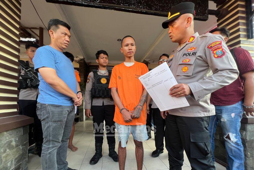 Polisi Tangkap Pemuda Bertato Bawa Sajam Rampas Hp Warga Saat Lari Pagi, Korban Dipiting-Mulut Dibekap