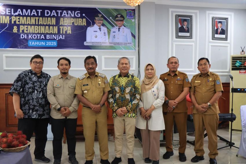 Pemko Binjai Terima Kunjungan Tim Kementerian Lingkungan Hidup Dalam Rangka Penilaian Adipura
